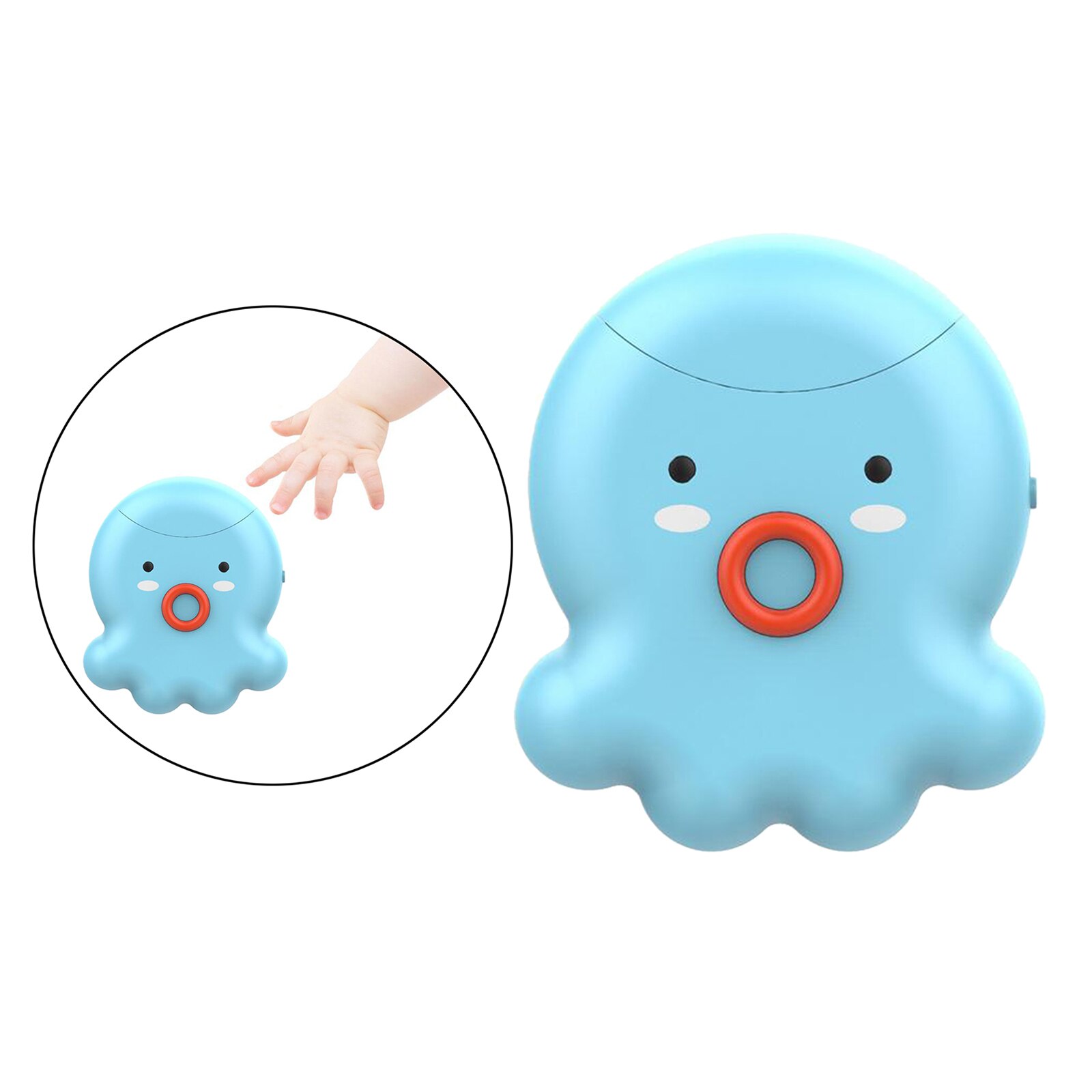 Electric Nail Clipper Trimmer Kids Baby Fingernail Cutter Manicure Nail Care: Blue