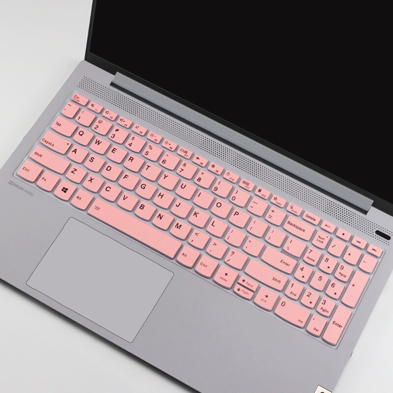 Clavier d'ordinateur portable en Silicone couvre protecteur peau pour LENOVO IdeaPad 3 17ADA6 17ALC6 17ITL6 15ALC6 15ADA6 15ITL6 15 17 17.3: Pink