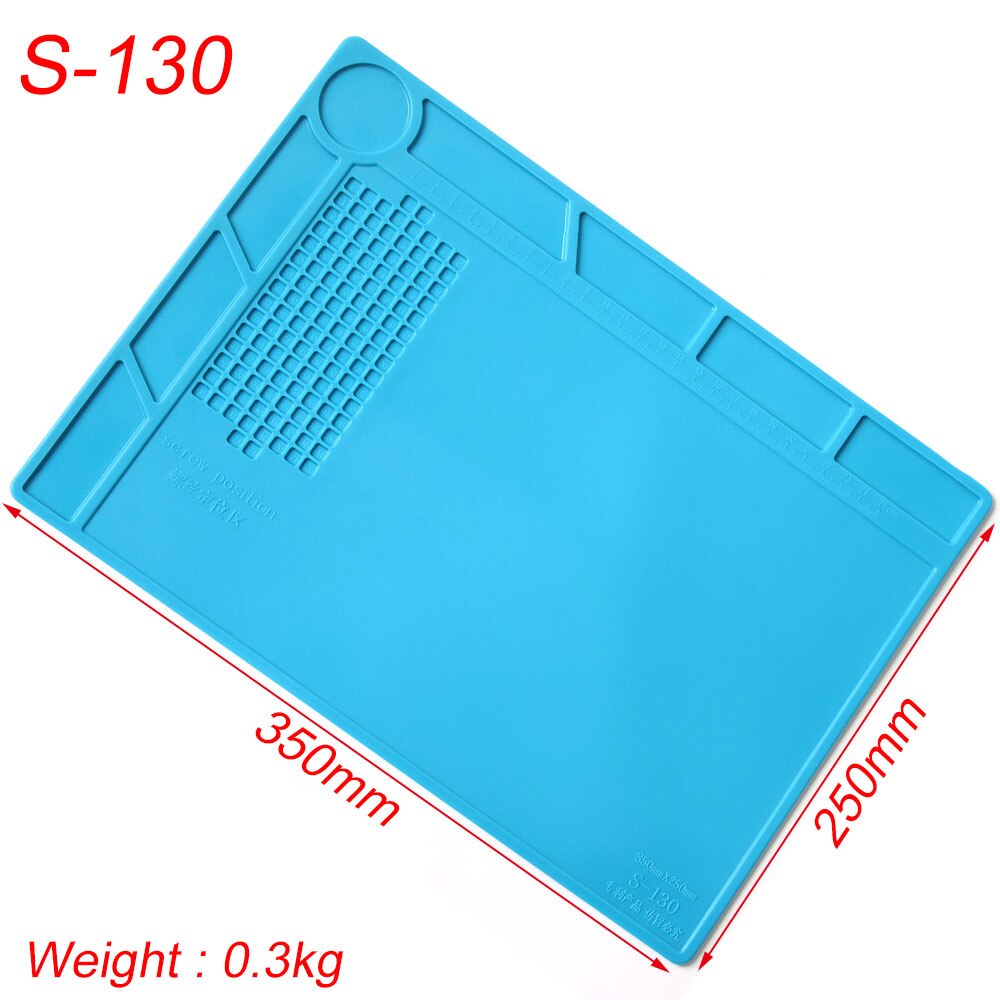 Anti-Static Heat-Resistant Work Table Soldering Station Iron Telephone Computer Repair Anti-Magnetic BGA Insulator Silicon Pad: S130