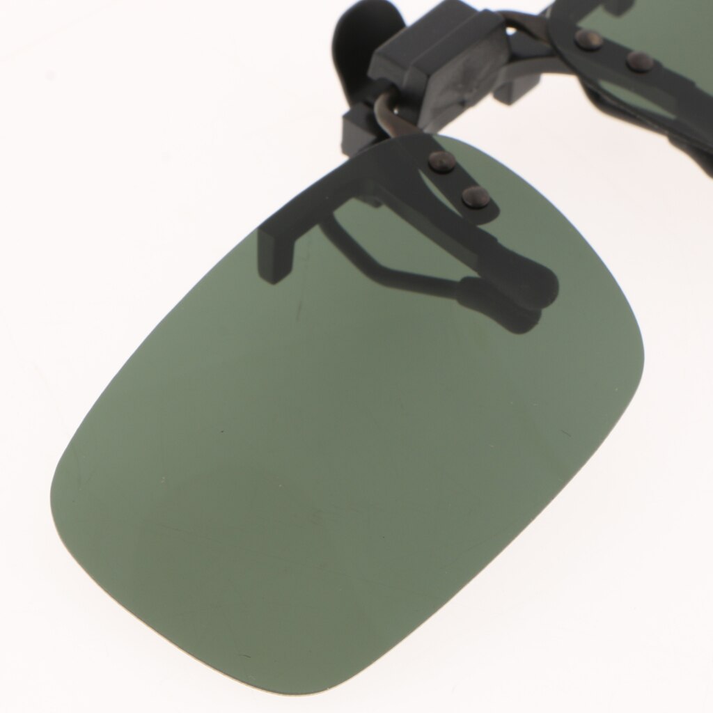 Gepolariseerde Lens Blok Clip On Flip Up Zonnebril Voor Bril Rijden