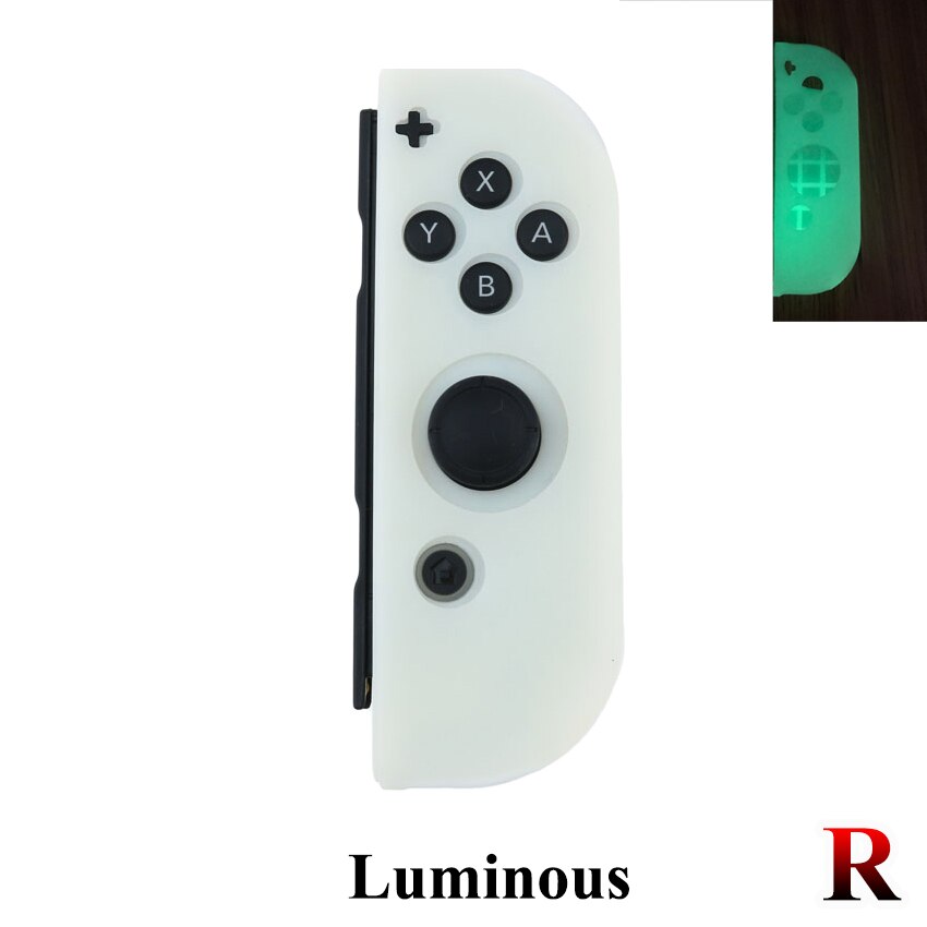 Yuxi 18 Kleur Rechts Zachte Siliconen Cover Voor Nintend Schakelaar Rood Groen Geel Blauw Siliconen Beschermhoes Voor Nintend Accessoires: R