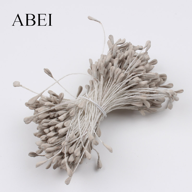 5mm 350pcs Kunstmatige Bloem Stamper Handgemaakte Kous Bloem Materiaal Matte Meeldraden voor Wedding Plakboek Cake Decoratie: 14