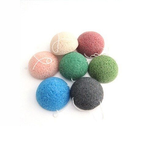 Svamp konjac vask ansikt kåt tilfeldig farge