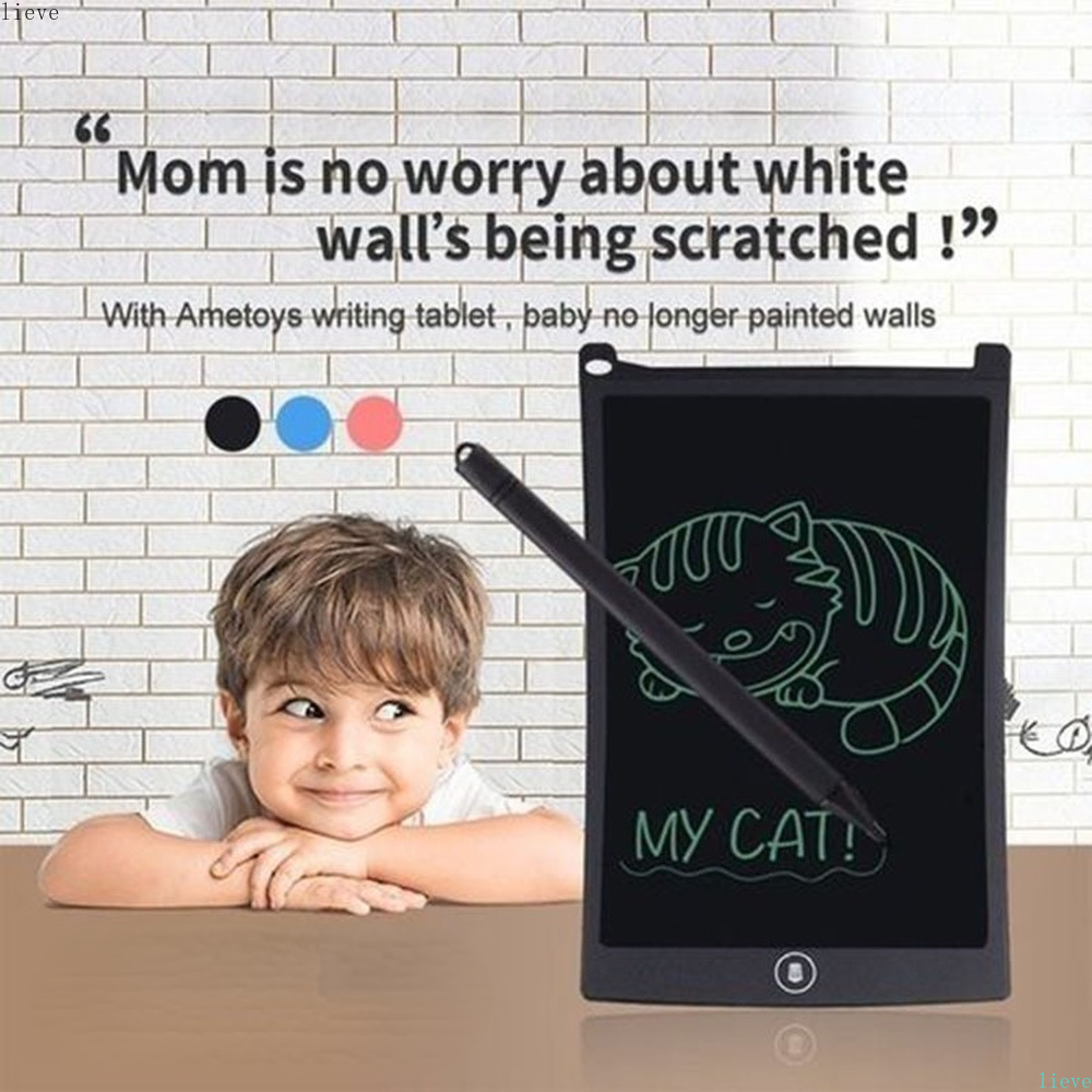 6.5Inch Electronic Drawing Board LCD Screen Writing Tablets Digital Graphic Drawing Tablets Electronic Handwriting Pad Board+Pen