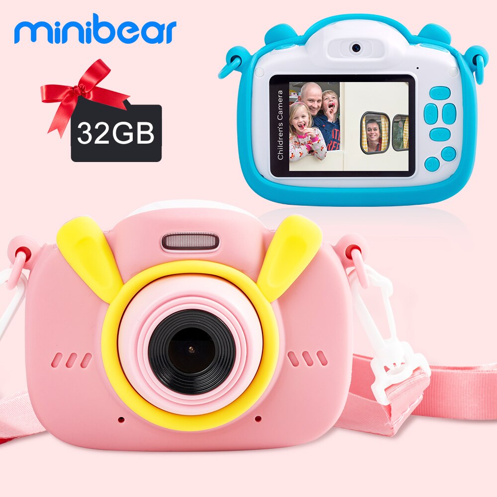 Appareil photo numérique pour enfants - 1080 p - HD - Caméra vidéo