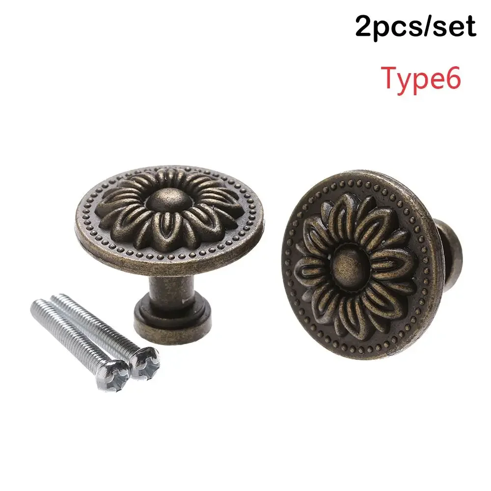 2 stuks antieke stijl handgrepen, bronskleurige retro legering, keukenladeknoppen, kastdeurknoppen, meubelbeslag
