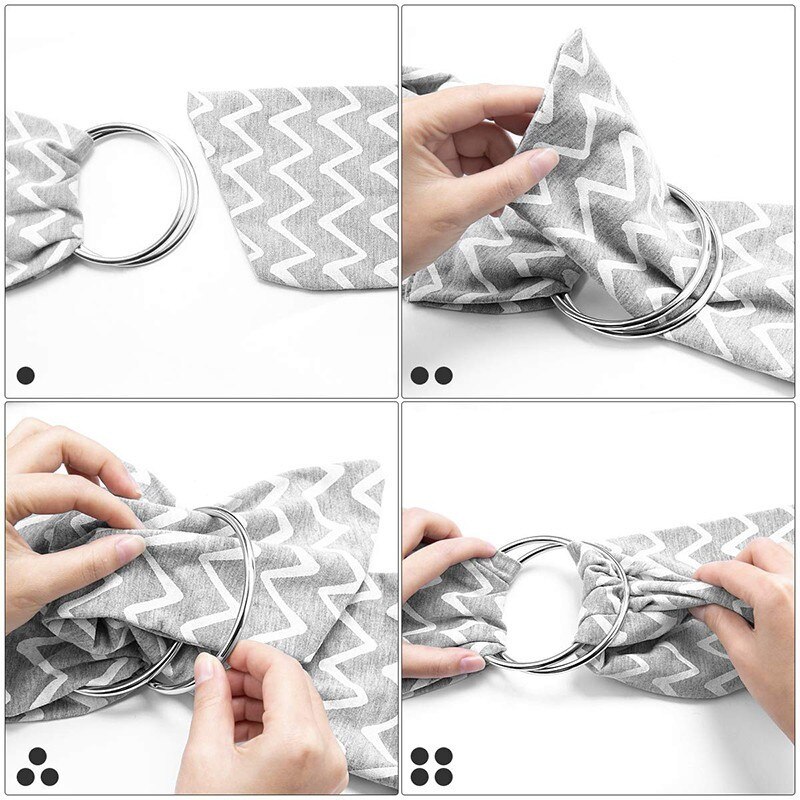 Benepaw Adjustable Two-side Useable Small Dog Sling Backpack Breathable Puppy Dog Travel Bag Pet Sling Carrier Security Lock