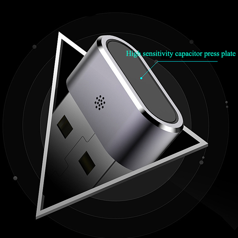 Usb Fingerprint Reader Laptop Fingerprint Identification Windows Hello Multifuntional Press Biometric Security Encryption Key