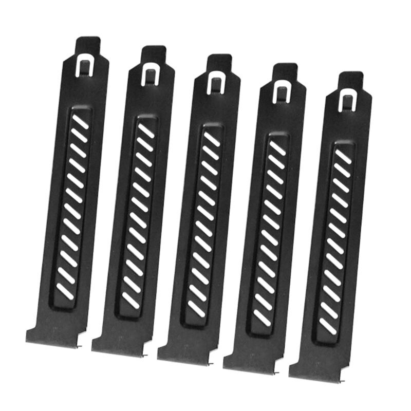 10 Uds PCI tapa de ranura Filtro de polvo junta de sellado ventilador de refrigeración Filtro de polvo ventilación PC caja de ordenador negro