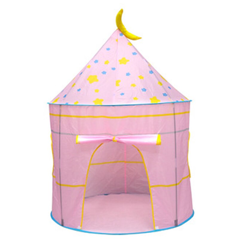 Teepee Tent Voor Kinderen Vouwen Play Tent Huis Kinderen Prinses Kasteel Tenten Draagbare Indoor Outdoor Baby Ballen Zwembad Playhouse: pink