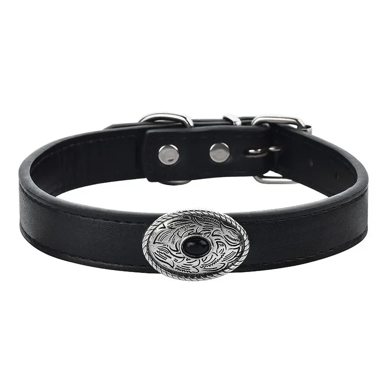 Gargantilla de cuero PU Punk para mujer, cadena de Rock Hip Hop, collar con remache de pentagrama de corazón, accesorios de joyería creativos para: Color amarillo dorado claro