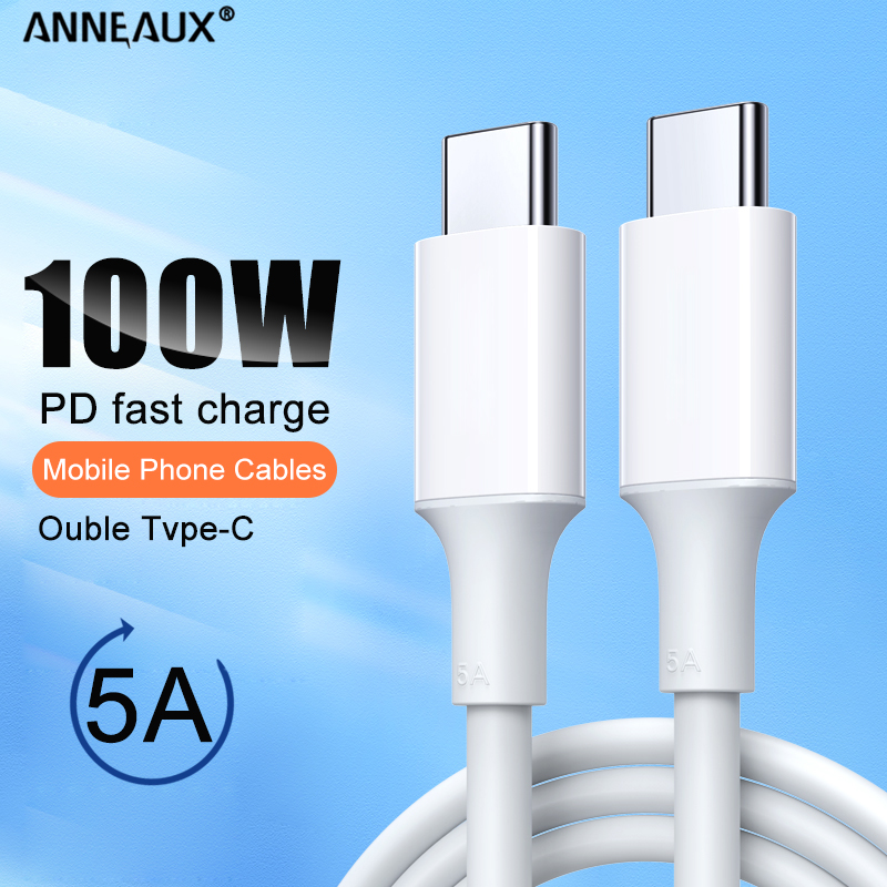 PD 100W Für Samsung S21 Ultra Xiaomi Redmi Hinweis 10 11 Profi Huawei Super Schnelle Ladekabel USB C auf USB Typ C Kabel Daten Linie