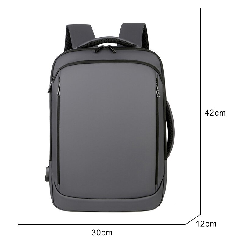 Rucksack Für Männer Multifunktionale Geschäft Notizbuch Rucksack USB Ladung Wasserdichte Film männer Rucksack lässig Tasche