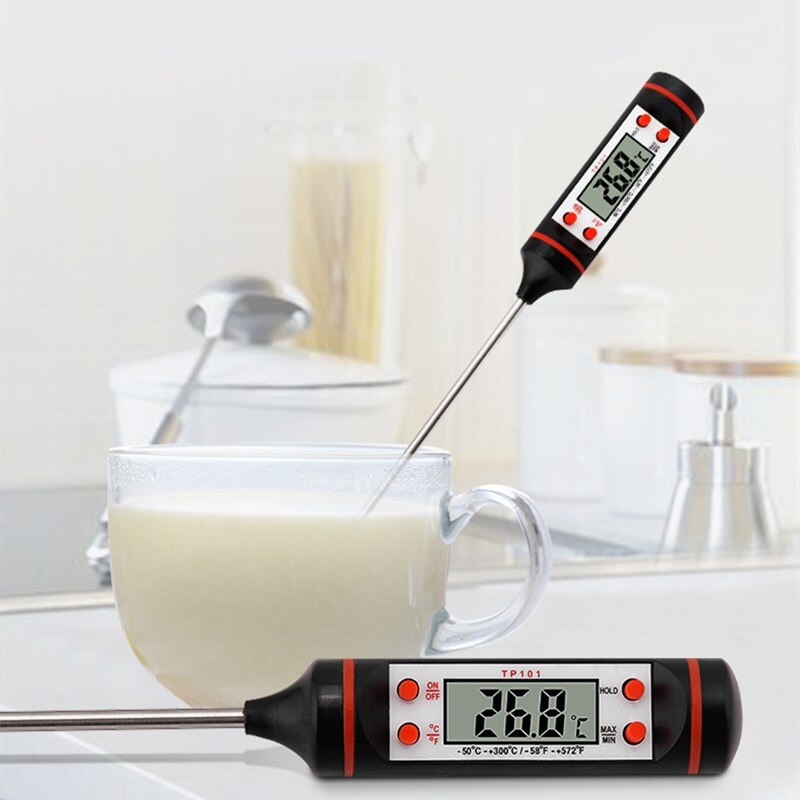 Elektronische Koken Voedsel Thermometer Probe Water Melk Keuken Oven Thermometer Geen Batterij Thermometer Digitale Bbq Thermometer