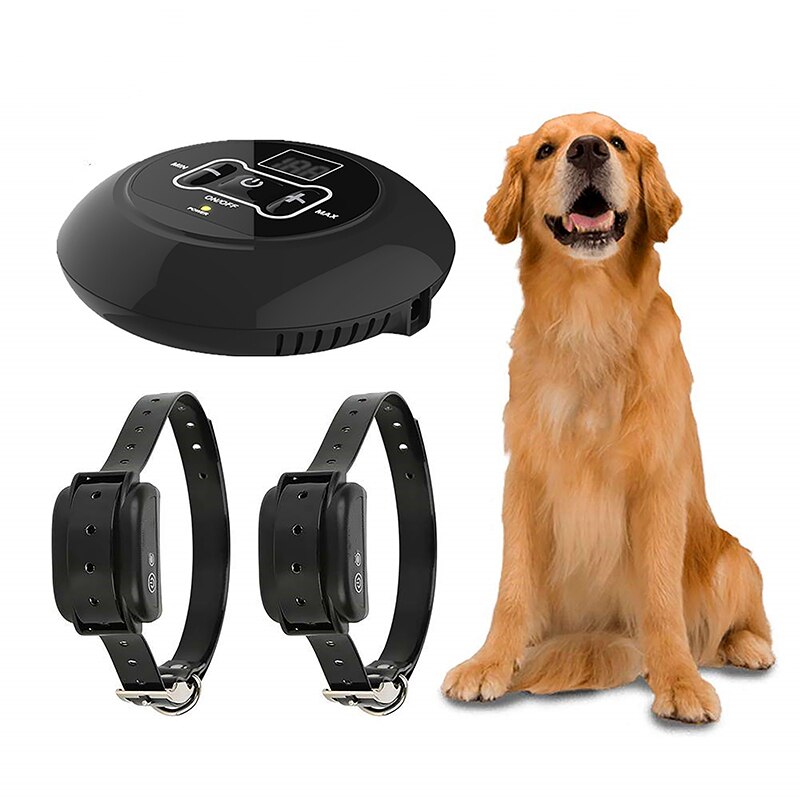 Collier de dressage de chien électrique chien jouets sans fil bouchon d'écorce clôture électrique plongée chiens animaux accessoires étanche rechargeable