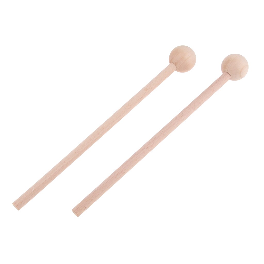 1 paar Holz Zunge Trommel Stock SchläGel Hank Trommel Xylophon Glockenspiel SchläGel Schlagzeug Instrument Zubehör