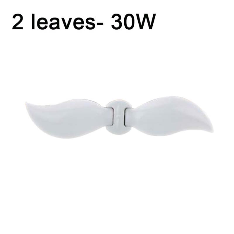 LED Garage Light Ceiling Lights 85-265V 30-75W Fixture Deformable Lamp Workshop Stadium LED Industrial Lighting Deformation Lamp: 2 Leaf 30W