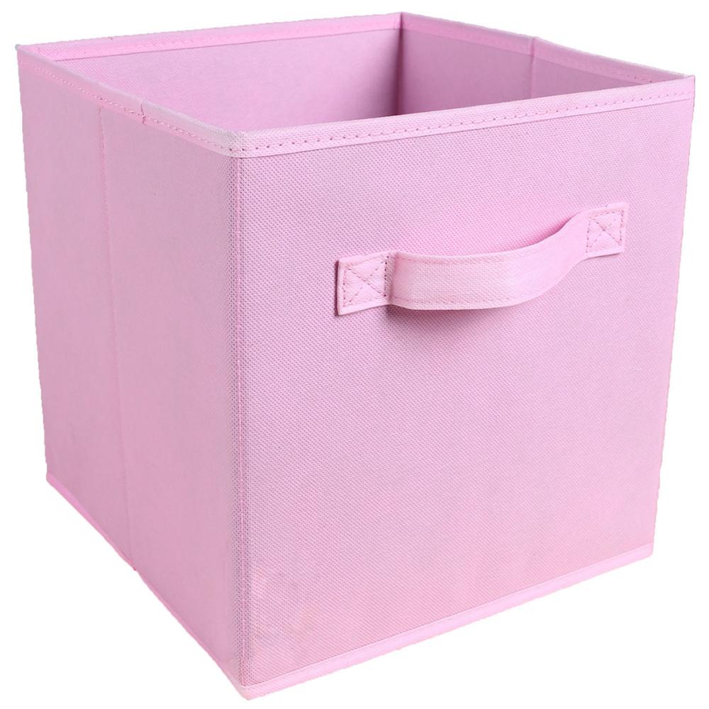 Kubvikbar non-woven tyg förvaringslåda hopfällbar tygförvaring kub korg lådor leksaker organisatör behållare lådor: 8