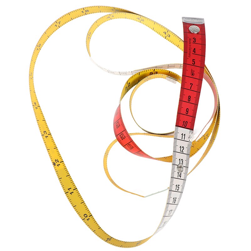 Botão 1 PC 60in fita 150 centímetros fita métrica tailor ferramentas de costura plana ferramenta de medição do corpo