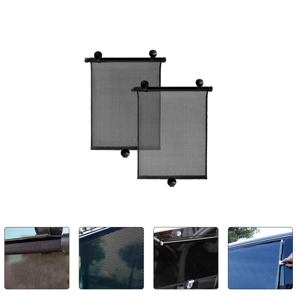 2 Pcs Universal Car Window Zonnescherm Protector Zonnescherm Voorruit Blok
