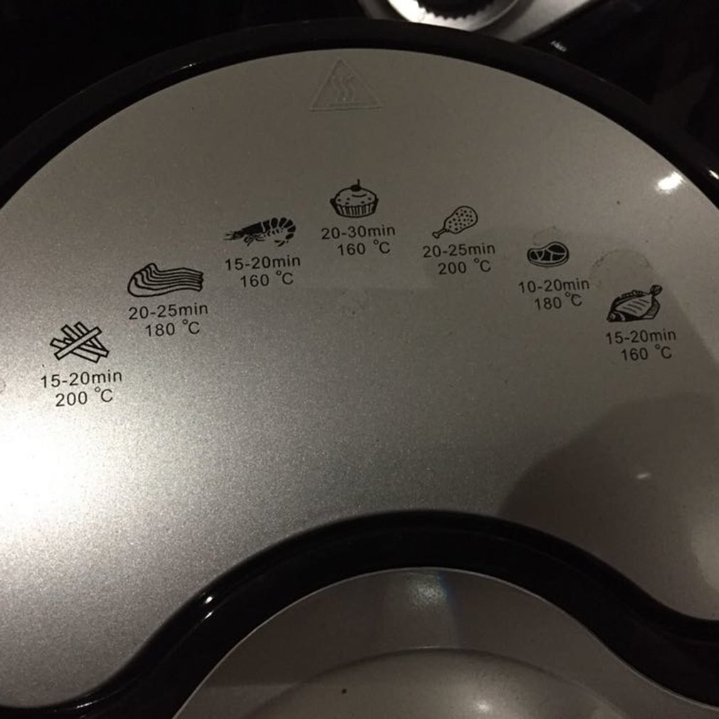 1300 W/2.6L Lucht Friteuse Grote Capaciteit Lucht Friteuse Huishoudelijke rookvrije Elektrische Koekenpan Smart Touch Screen frietjes Machine