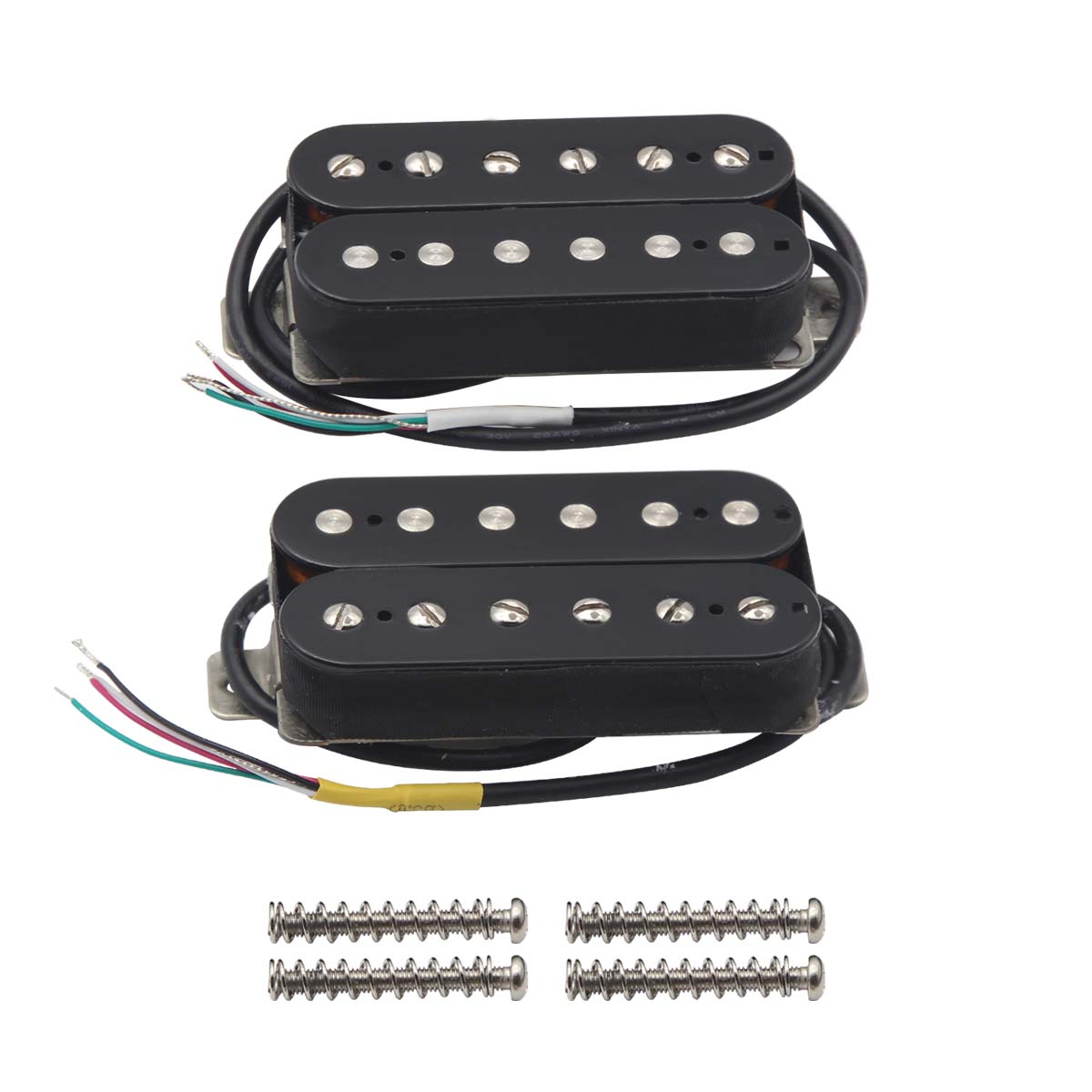 FLEOR Alnico 5 Pickup per ponte per charra Pickup Humbucker a doppia FLEOR Alnico 5 Pickup per ponte per charra Pickup Humbucker a doppia