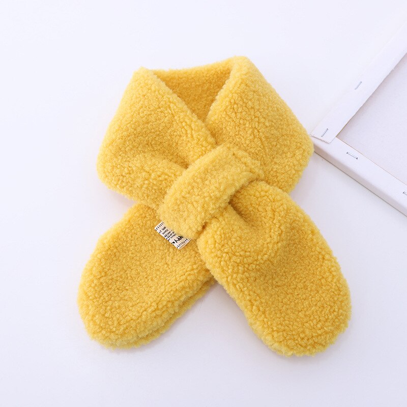 Girl's hat autumn winter ear cap children's scarf hat set foreign style baby lamb cashmere love tie up hat kids hats: 12