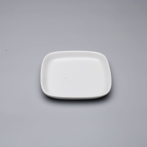 High-quality white porcelain palette art watercolor bone china palette multiple specifications oil paint tools: Square