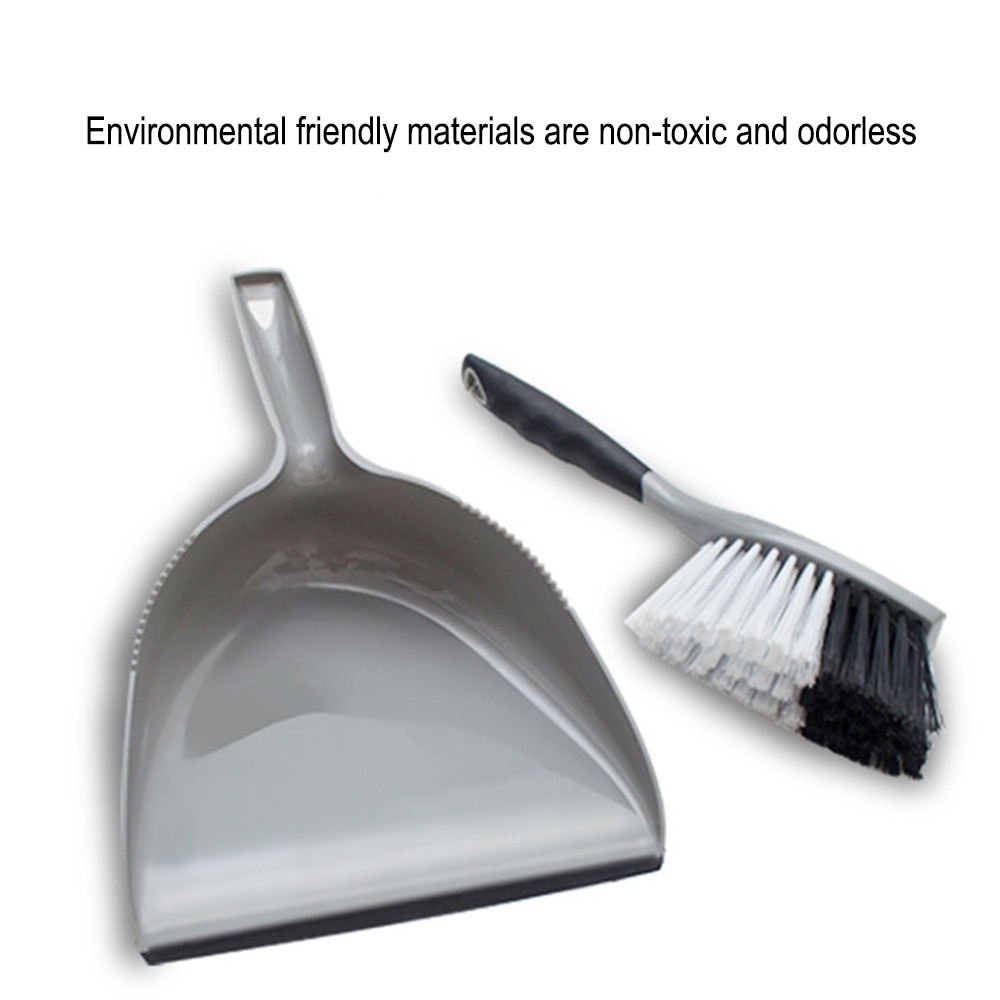 Multi-function Broom Desktop Cleaning Mini Garbage Shovel Plastic Broom Kitchen Small Broom Garbage Shovel Set Cleaning Supplies