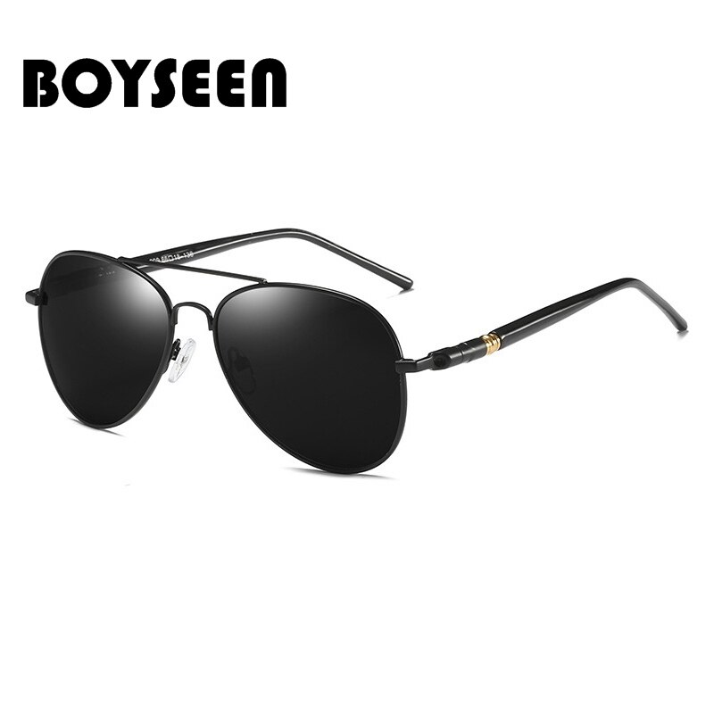 Boyseen Classic Pilot Gepolariseerde Meekleurende Zonnebril Mannen Vrouwen Aluminium Frame Glazen Voor Rijden Fishing Shades