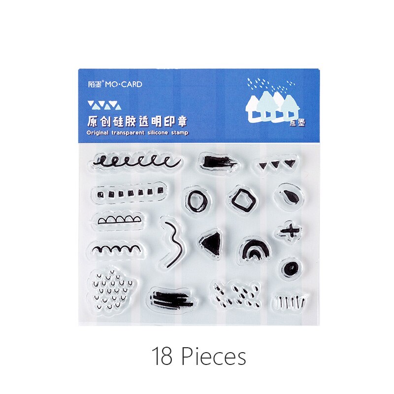 Cute Rubber Stamp Transparent Silicone Seal for DIY Scrapbooking Photo Album Diary Decorative Stamp Crafts School Office Supply: B