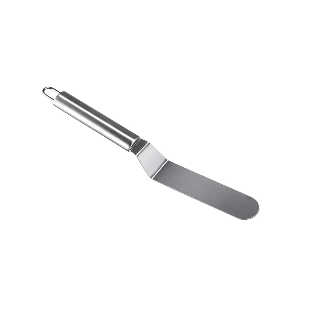 Stainless Steel Cake Spatula Metal Handle with Hole Cake Decorating Spatula Baking Tool 10": 6 inches