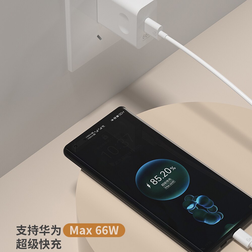HUAWEI-cargador Original Nova 8 9 Pro, adaptador de carga rápida de 66W para la UE/EE. UU., Cable USB 6A tipo C para P50 Mate 40 Pro +