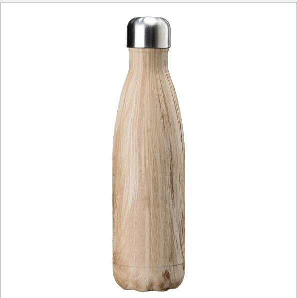 Hoge 500Mlwater Fles Verkleurd Rvs Drinkwaren Tour Outdoor Sport Lekvrije Afdichting Klimmen Water Fles: 7