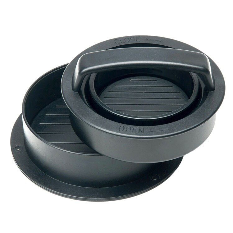 Abs hamburger trykk runde hamburger pattformer ikke-pinne koteletter hamburgere kjøtt biff grille burger trykk patty maker: misligholde tittel
