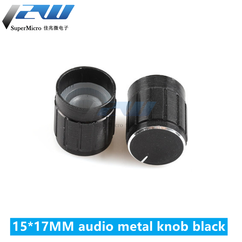 5PCS/LOT 20 Position 360 Degree Rotary Encoder EC11 w Push Button 5Pin Handle Long 15/20MM With A Built In Push Button Switch: GRAY