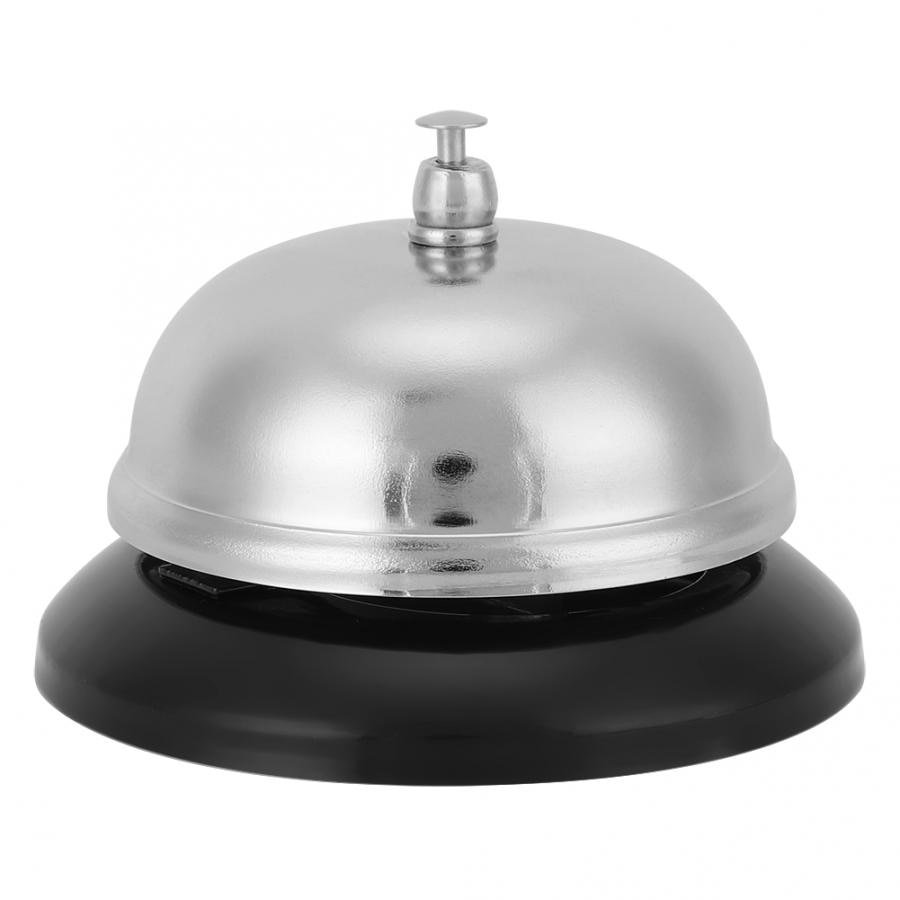 Stainless Steel Dinner Call Bell Desk Service Bell for Kitchen Coffee Shop Restaurant Bar Club Accessories