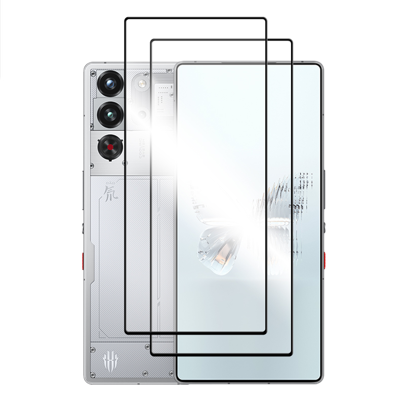 6in1 For Nubia Red Magic 10 Pro+ Glass For Red Magic 10 Pro Tempered Glass 6.85 inch Full Cover Glue HD Screen Protector: DEEP BLUE / Bundle1