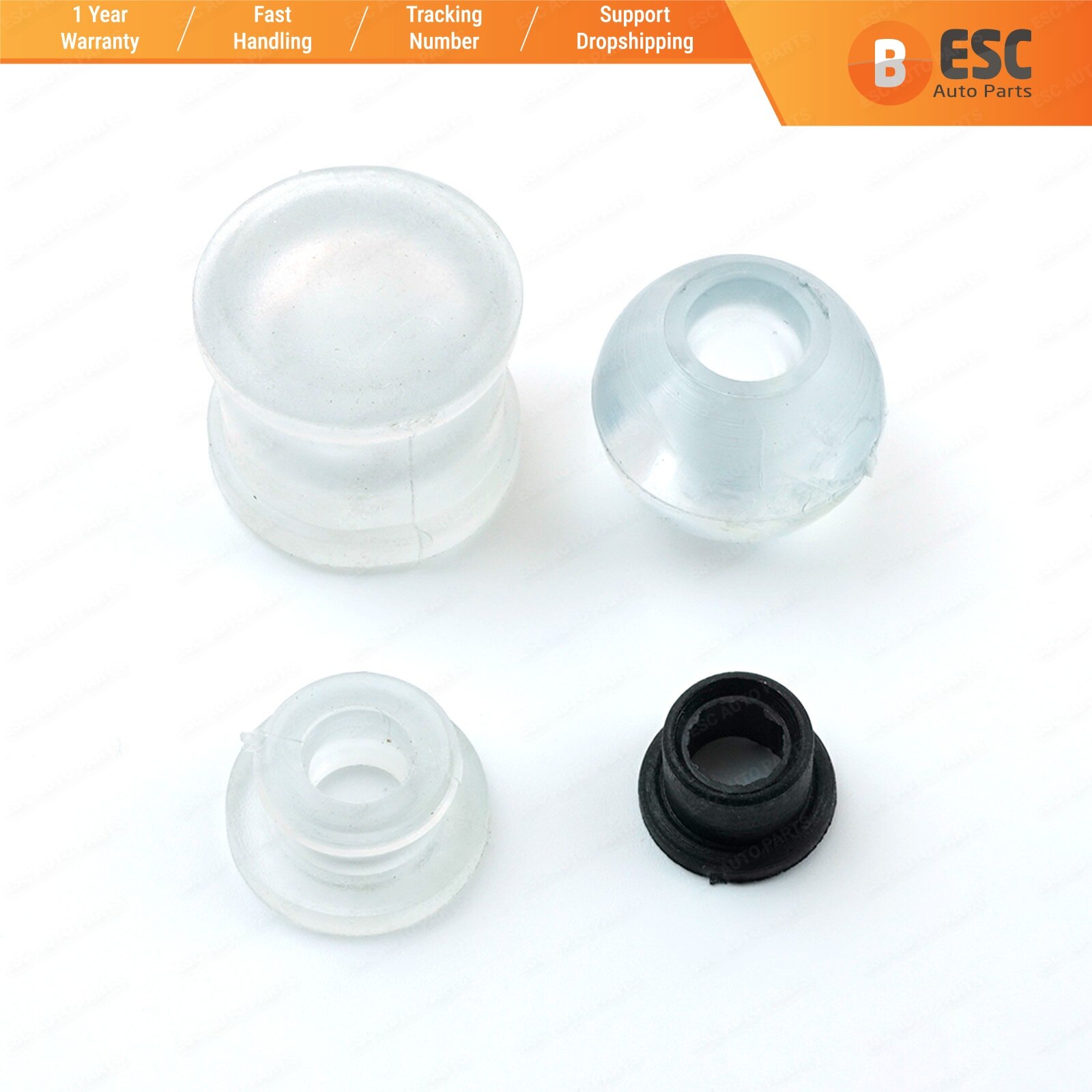 Kit de réparation de sélecteur de liaison de boîte de vitesses ESC ESP595 pour VW Transporter T4 Caravelle, douille de changement de vitesse, boule du circuit Set de 4