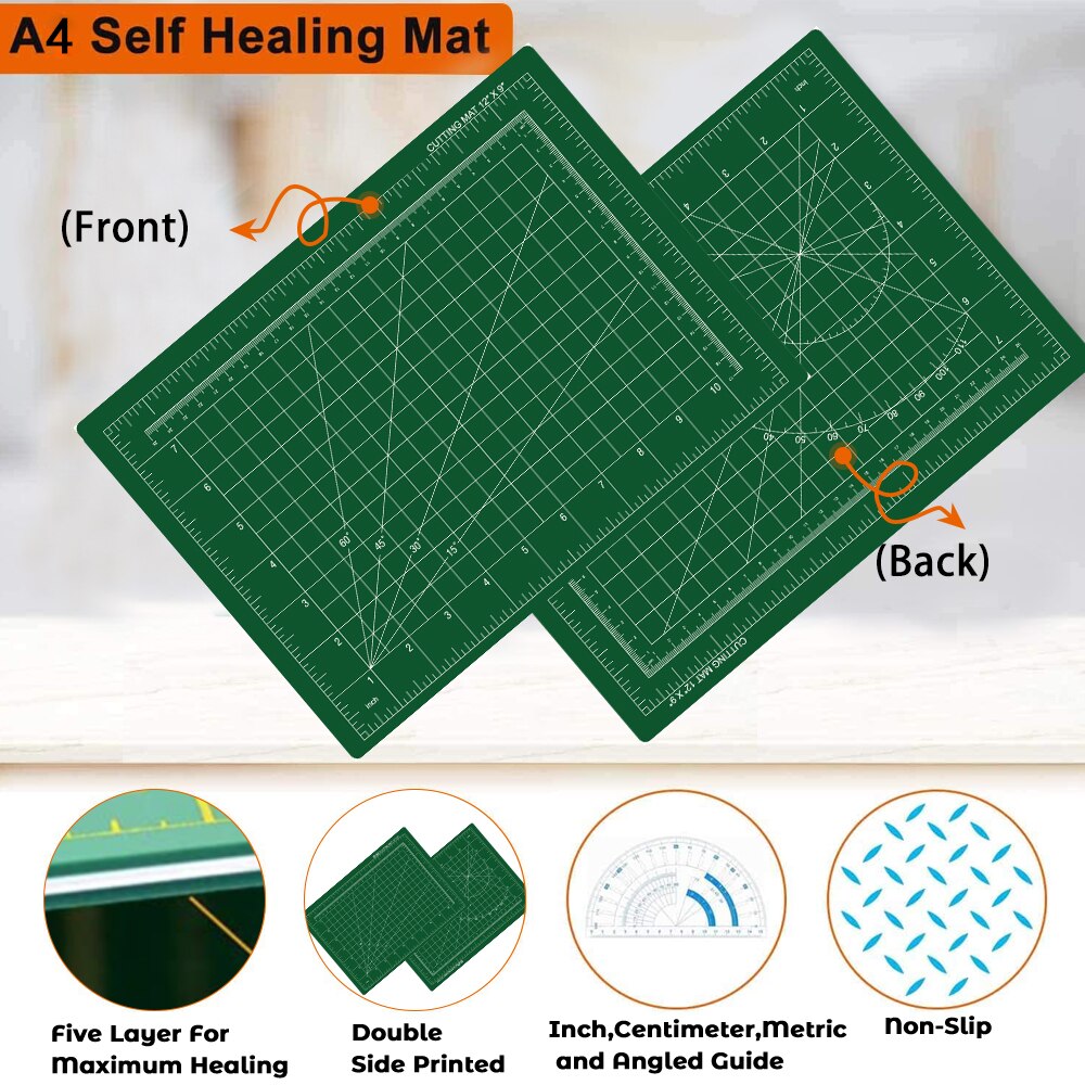 A3 a4 placa da esteira de corte do pvc gravura almofada dura durável caligrafia prancha corte almofada retalhos ferramentas manual diy modelo ferramenta