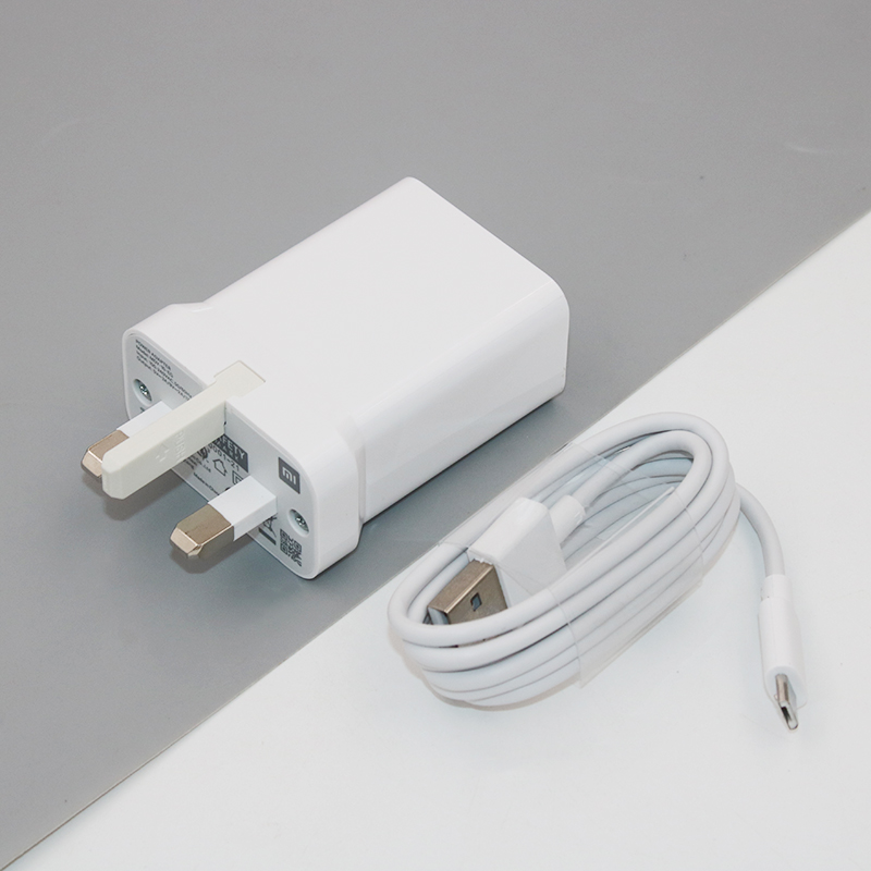 Nieuw Voor Xiaomi Uk Snelle Oplader 12V 1.5A QC3.0 Adapter Voor Xiaomi Redmi 7 7A 8A 8 Note 6 pro Micro Usb Snel Opladen Datakabel: Add micro cable