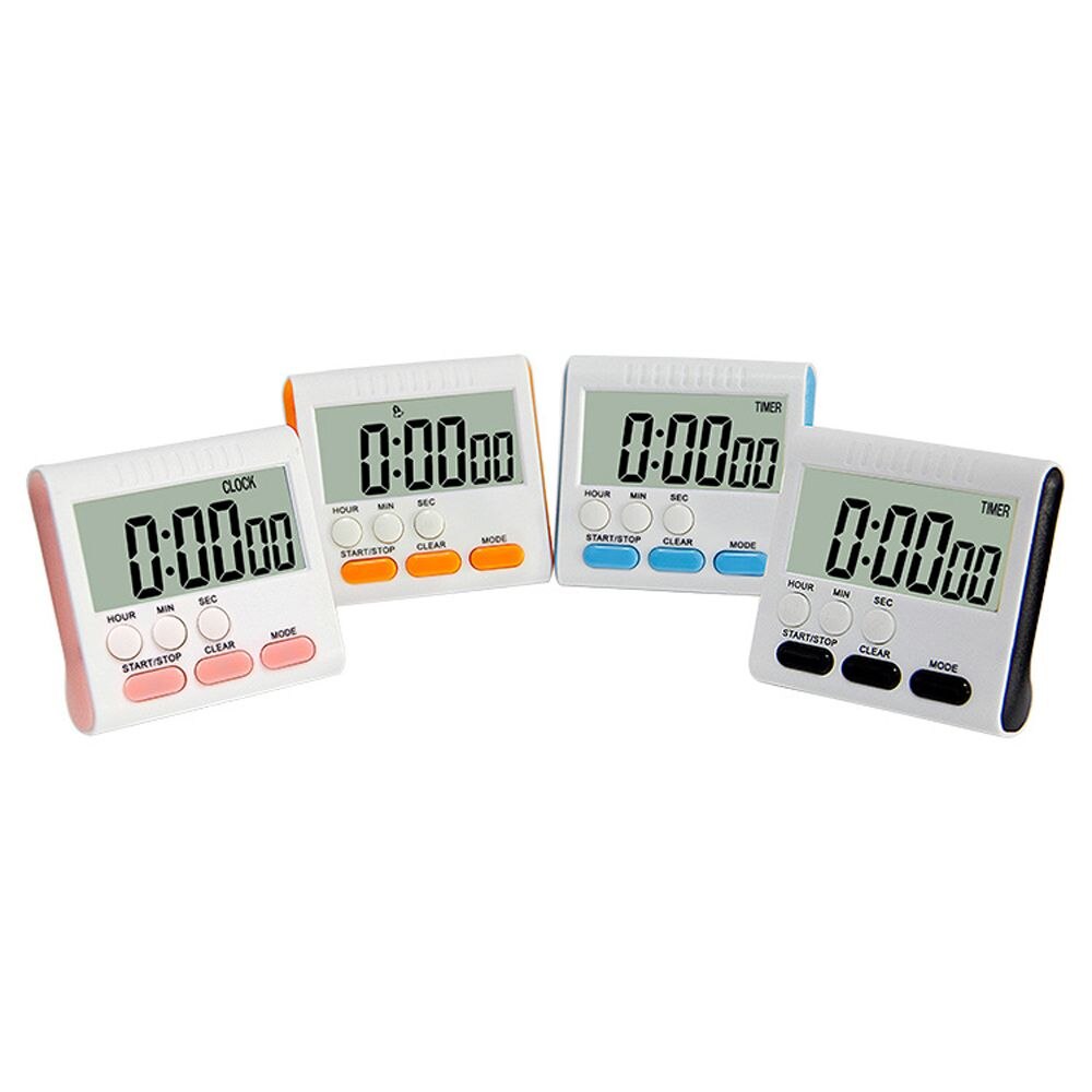 24h Digital Timers Kitchen Clock Electronic Countdown Stopwatch