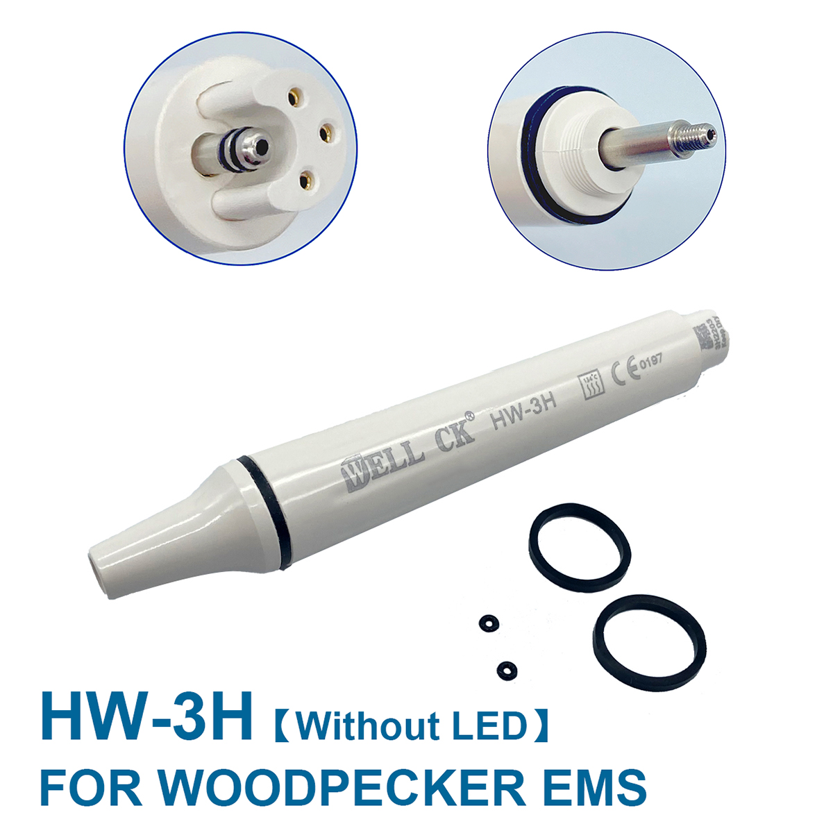 Dental Instrument Tools Ultrasonic Scaler Handpiece Handle 3H 5L HD-7H HD-7L LED Materials Fit For SATELEC DTE Woodpecker: HW-3H No LED