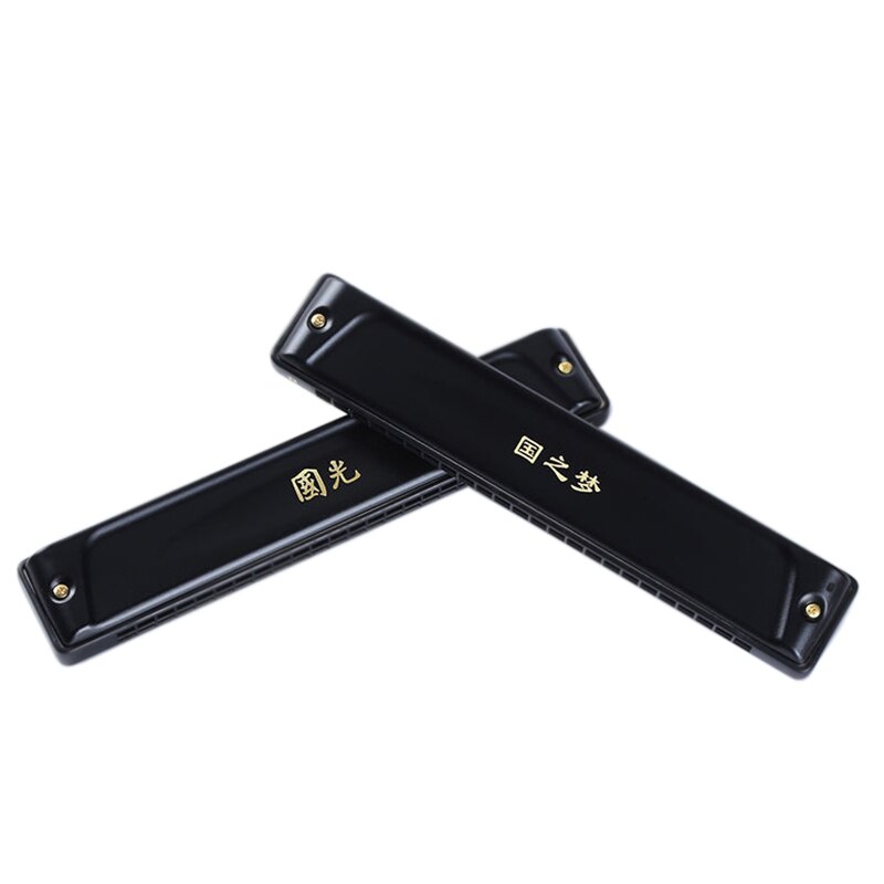 Guo Guang Tremolo 24 Holes Harmonica Accent 28 Harp Guoguang Mouth Organ Instrumentos Key C A B Musical Instruments