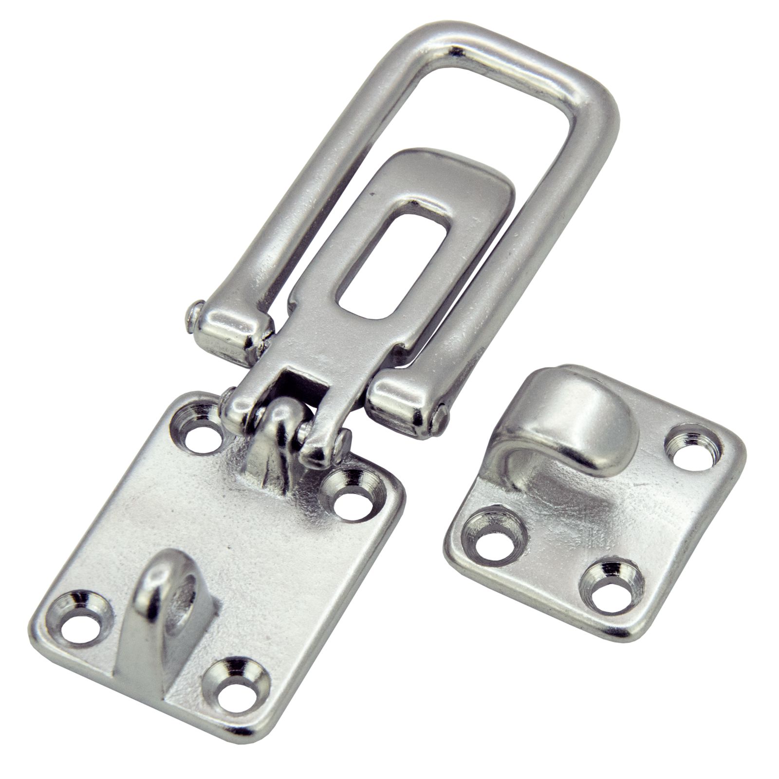 Marine Locker Hatch Deck Lock Hasp 316 Stainless Steel Lockable Hold Down Clamp Anti-Rattle Latch 2PCS