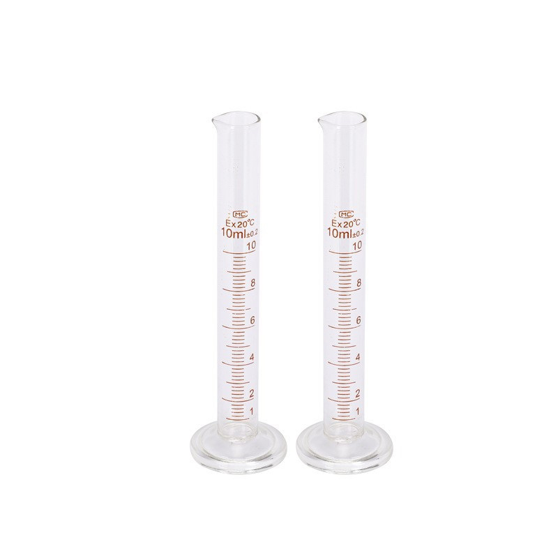 Profesjonalny, gruby szklany cylinder miarowy z podziałką, narzędzie robić laboratorium, 1 sztuka, 5 ml, 10 ml, 25 ml, 50 ml, 100 ml cylinder miarowy
