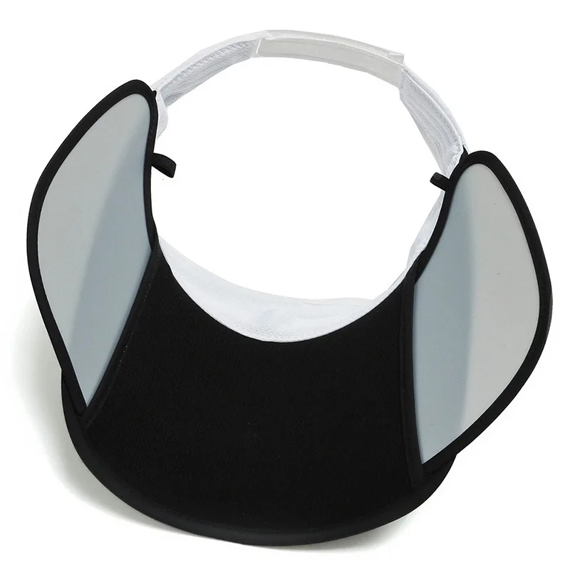 Frauen Sommer versenkbare Krempe leeren Zylinder verstellbaren Buchstaben Sonnenblende Kappe im Freien lässig Anti-UV-Strand Sport Baseball kappe
