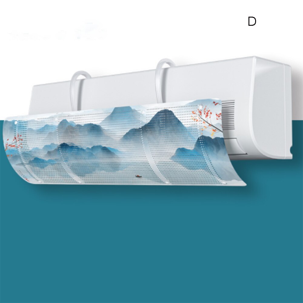 Adjustable Air Conditioning Cover Wind Deflector Windshield Air Conditioner Tools Air Baffle Shield Home Office Accessories: D