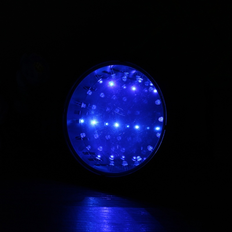 Luz de túnel de espejo LED redonda, lámpara de túnel infinito, letrero colgante de pared, decoración del hogar, luz de espejo de túnel 3D, novedad