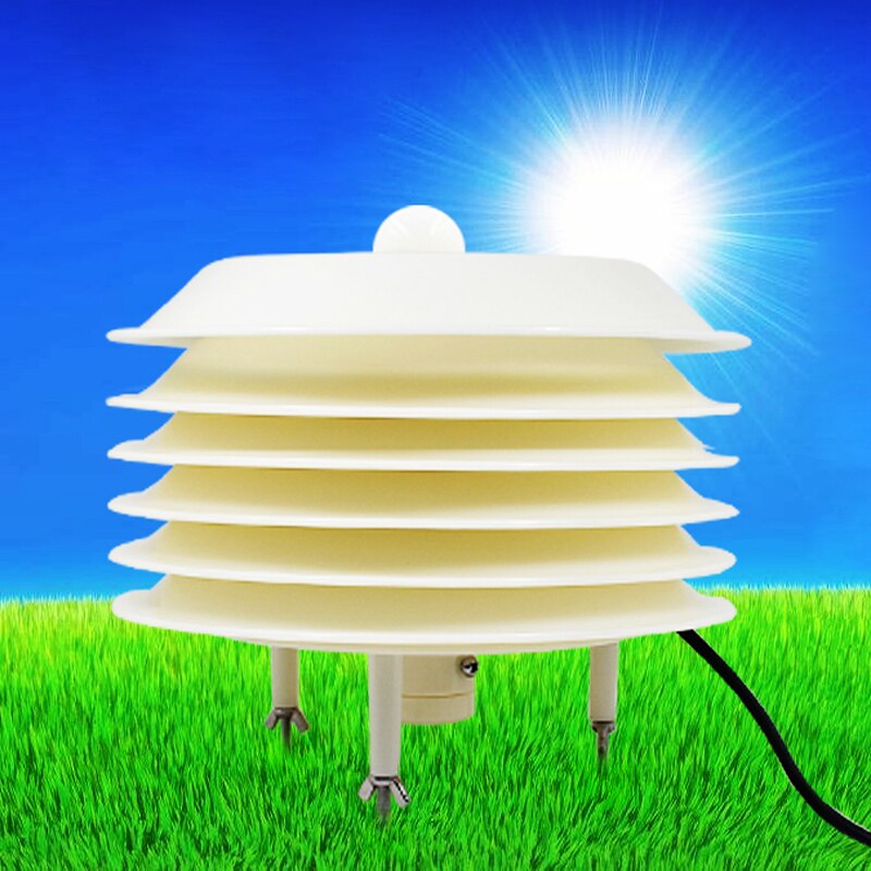 0-200000lux 3in1 light intensity sensor/RS485 modbus protocol Illumination Temperature and humidity Transmitter sensor for farm